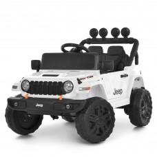 Детский электромобиль джип M 6312EBLR-1(24V), белый