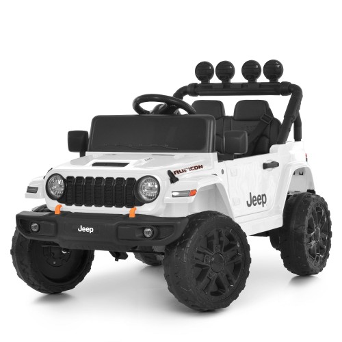 Детский электромобиль джип M 6312EBLR-1(24V), белый