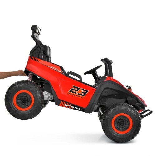 Детский электромобиль джип M 6373EBLR-3(24V), красный