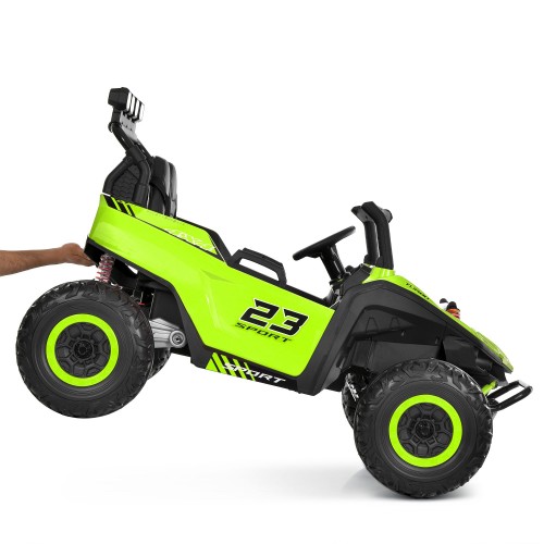 Детский электромобиль джип M 6373EBLR-5(24V), зеленый