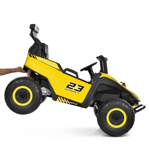 Детский электромобиль джип M 6373EBLR-6(24V), желтый