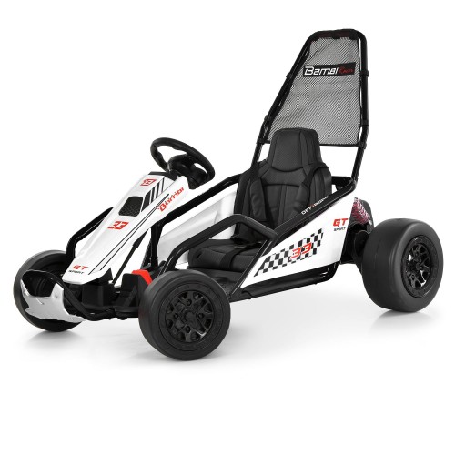 Детский карт M 6374EL-1(24V), белый