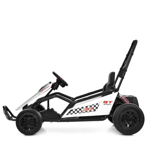 Детский карт M 6374EL-1(24V), белый