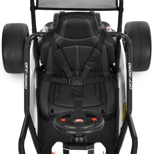 Детский карт M 6374EL-1(24V), белый