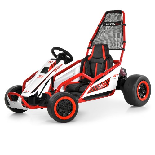 Детский карт M 6374EL-3(24V), красный