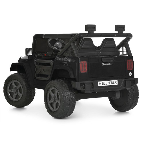 Дитячий електромобіль джип M 6287EBLR-2(24V), чорний