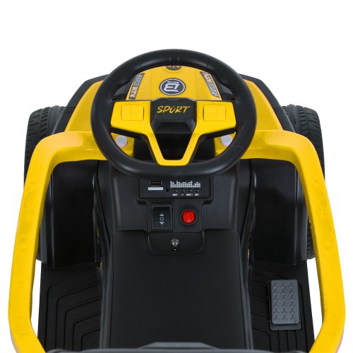 Детский квадроцикл M 6126EBLR-6, желтый