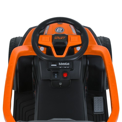 Детский квадроцикл M 6126EBLR-7, оранжевый