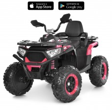 Детский квадроцикл M 6351EBLR-8, розовый
