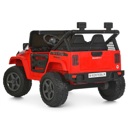 Дитячий електромобіль джип M 6287EBLR-3(24V), червоний