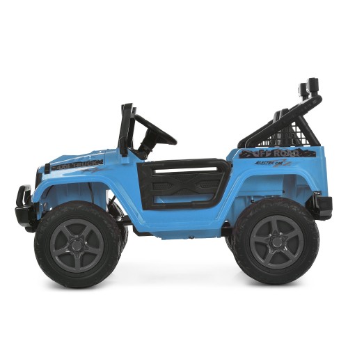 Дитячий електромобіль джип M 6287EBLR-4(24V), синiй