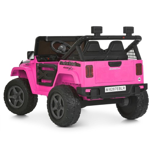 Дитячий електромобіль джип M 6287EBLR-8(24V), рожевий