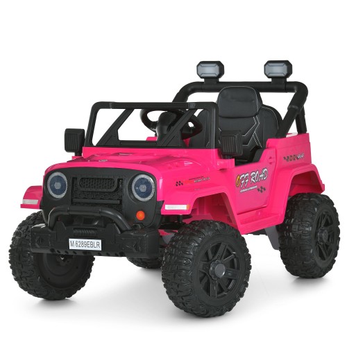 Дитячий електромобіль джип M 6289EBLR-8, рожевий