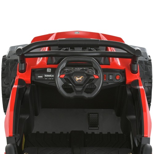 Детский электромобиль джип M 6141EBLR-3, красный
