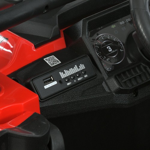 Детский электромобиль джип M 6141EBLR-3, красный