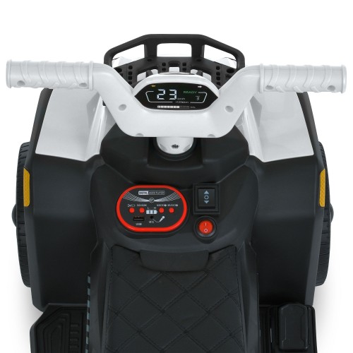 Дитячий квадроцикл M 6237EBLR-1, білий