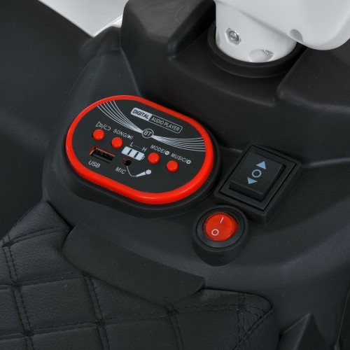 Дитячий квадроцикл M 6237EBLR-1, білий