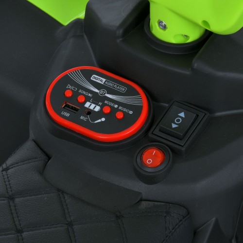 Детский квадроцикл M 6237EBLR-5, зеленый