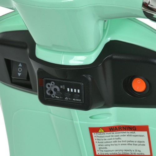 Мотоцикл дитячий M 6288EL-15, бірюзовий