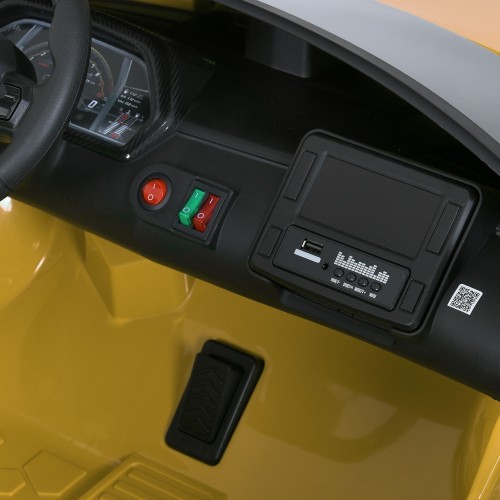 Машина дитяча M 6026EBLR-6(24V), жовта