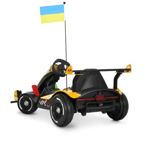 Детский карт M 6322EBLR-6, желтый