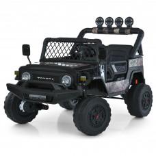 Детский электромобиль джип 2566AEBLR-18(24V), коричневый