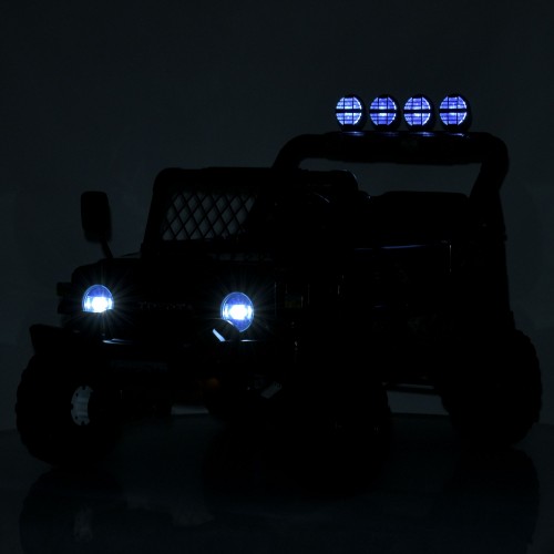 Детский электромобиль джип 2566AEBLR-18(24V), коричневый