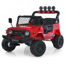 Детский электромобиль джип 2566AEBLR-3(24V), красный