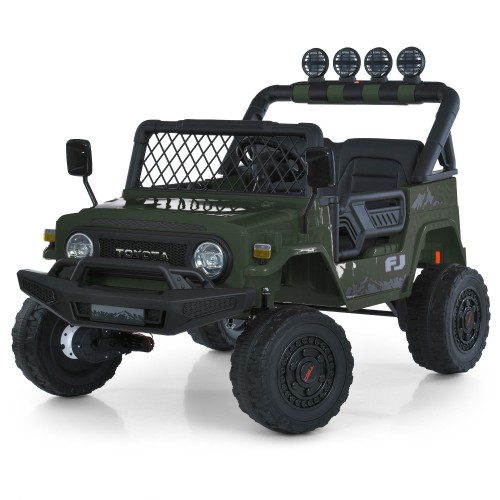 Детский электромобиль джип 2566AEBLR-5(24V), зеленый