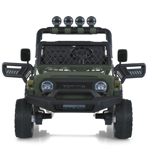 Детский электромобиль джип 2566AEBLR-5(24V), зеленый