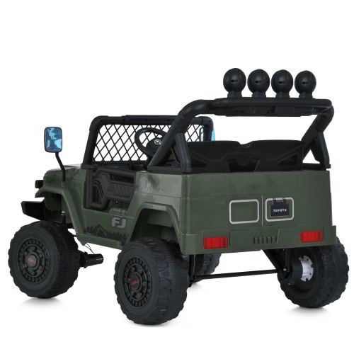 Детский электромобиль джип 2566AEBLR-5(24V), зеленый