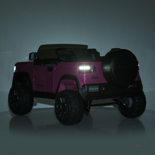 Дитячий електромобыль джип JJ2500EBLR-8(24V), рожевий