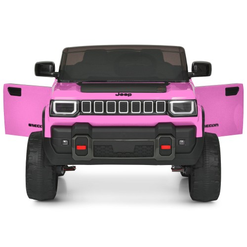 Дитячий електромобыль джип JJ2500EBLR-8(24V), рожевий
