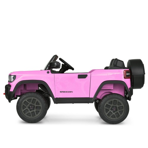 Дитячий електромобыль джип JJ2500EBLR-8(24V), рожевий