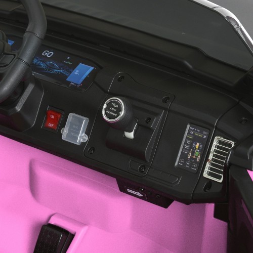 Дитячий електромобыль джип JJ2500EBLR-8(24V), рожевий