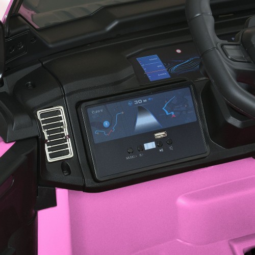 Дитячий електромобыль джип JJ2500EBLR-8(24V), рожевий