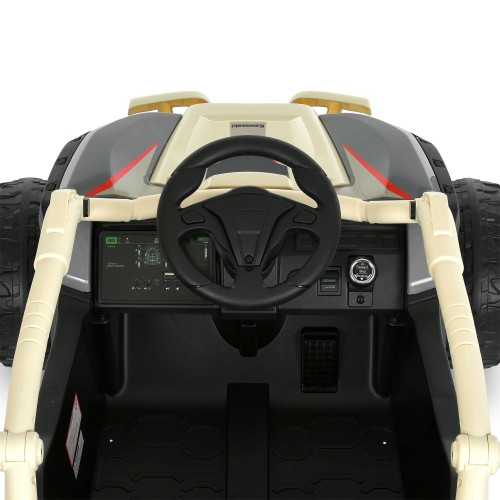 Детский электромобиль джип JS330EBLR-13(24V), бежевый