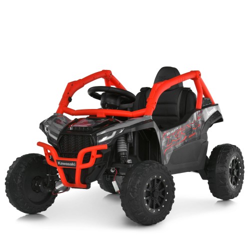 Детский электромобиль джип JS330EBLR-2-3(24V), черно-красный