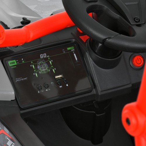 Детский электромобиль джип JS330EBLR-2-3(24V), черно-красный