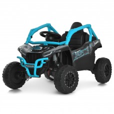 Детский электромобиль джип JS330EBLR-2-4(24V), черно-синий