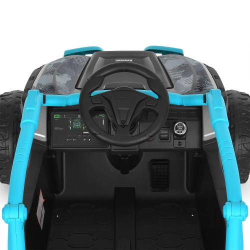 Детский электромобиль джип JS330EBLR-2-4(24V), черно-синий