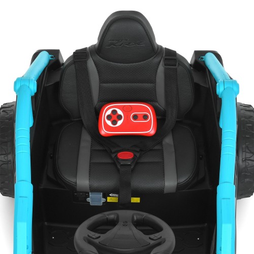 Детский электромобиль джип JS330EBLR-2-4(24V), черно-синий