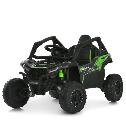 Детский электромобиль джип JS330EBLR-2-5(24V), черно-зеленый