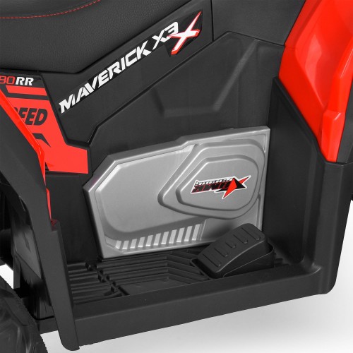 Детский квадроцикл M 6276EBLR-3, красный