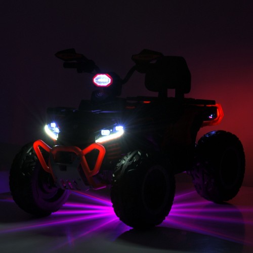 Детский квадроцикл M 6276EBLR-3, красный