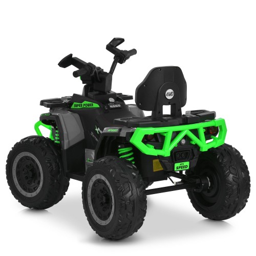 Детский квадроцикл M 6276EBLR-5, зеленый