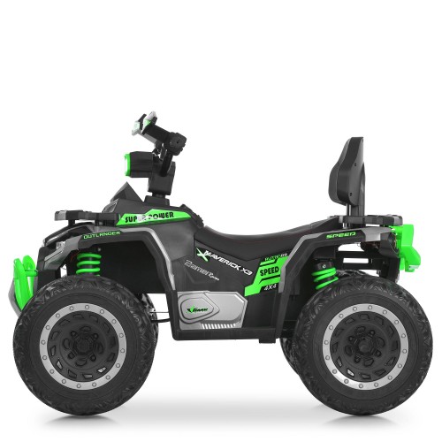 Детский квадроцикл M 6276EBLR-5, зеленый