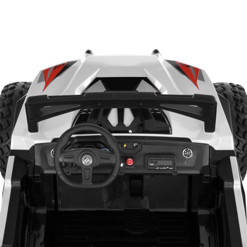 Детский электромобиль джип M 6291EBLR-1(24V), белый