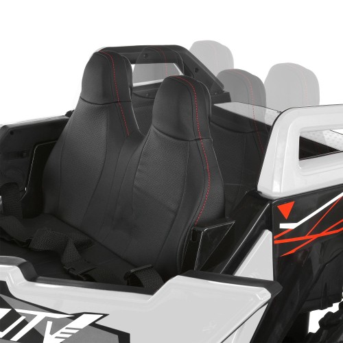 Детский электромобиль джип M 6291EBLR-1(24V), белый