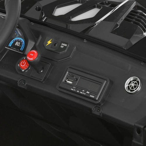 Дитячий електромобіль джип M 6291EBLR-2(24V), чорний